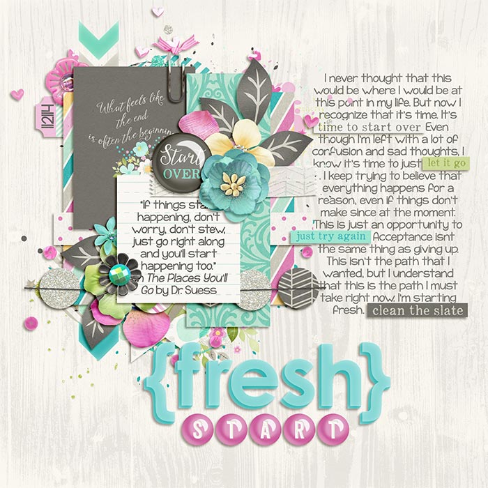 Nov 16: Fresh Start