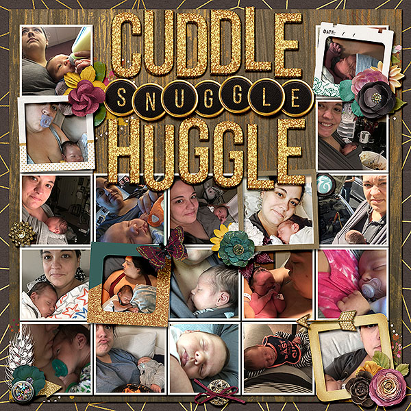Nov. BINGO #5 Cuddle, Snuggle, Huggle