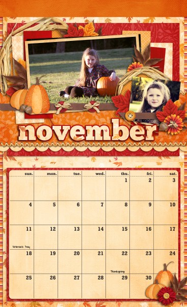 November Calendar