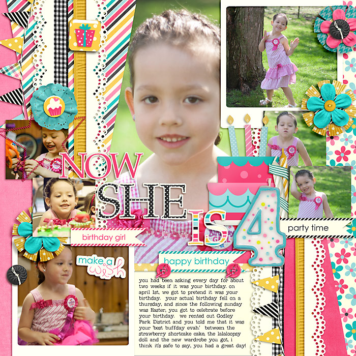 now she is 4