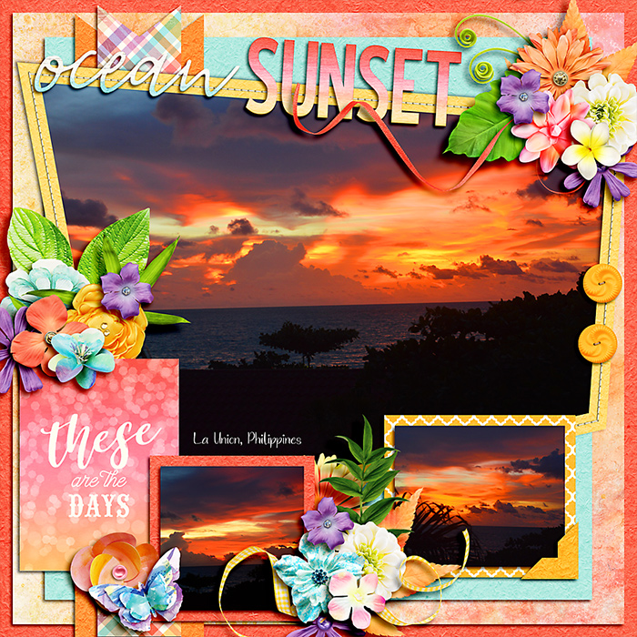 Ocean sunset