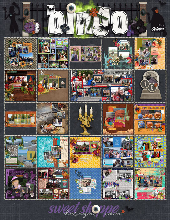 Oct 2018 Bingo Card