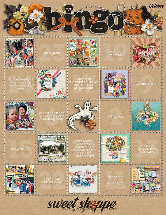 Oct Bingo Challenge - Expert mode