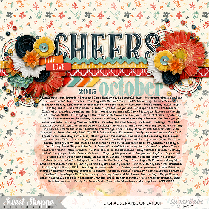 October 2015 Cheers