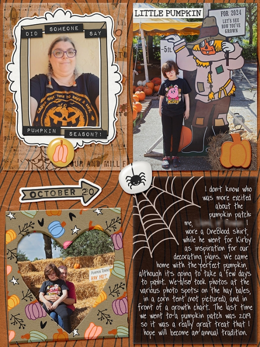 October album - pumpkin patch