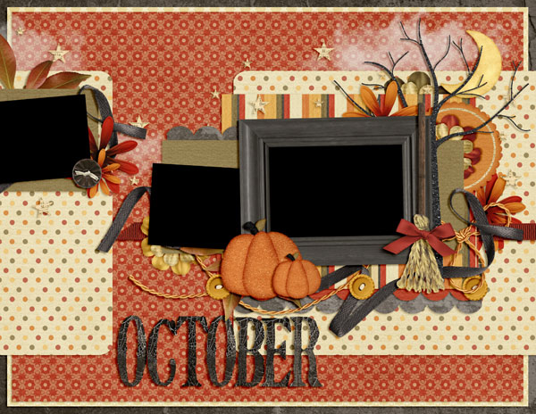 October Calenar Pages
