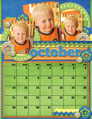october calendar
