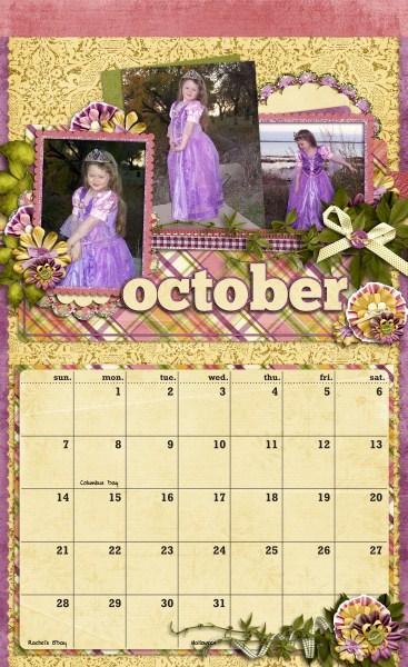 October Calendar