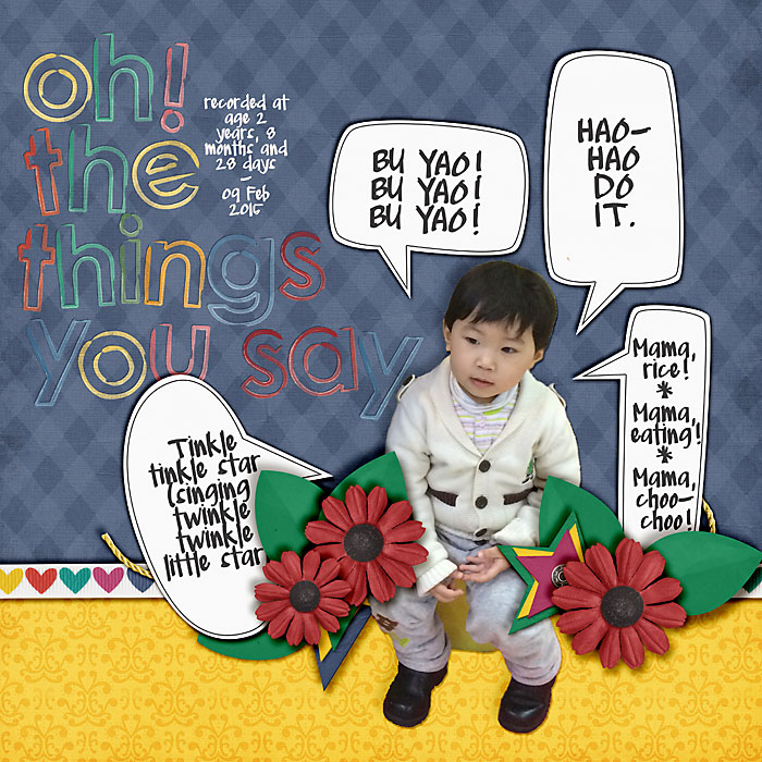 Oh! The things you say