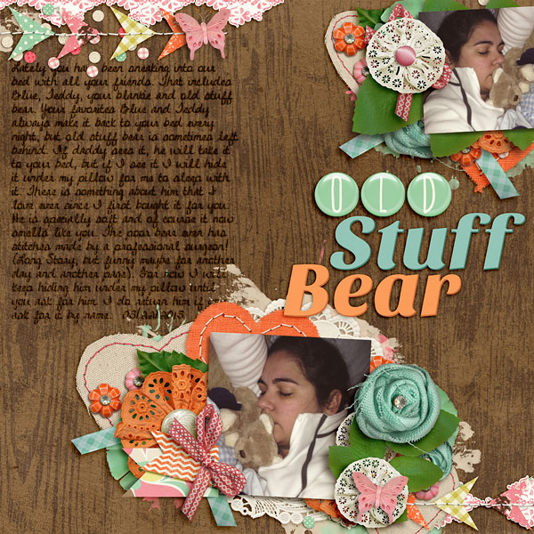 Old Stuff Bear - Pinterest Challenge #29