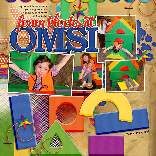 OMSI foam blocks in Portland