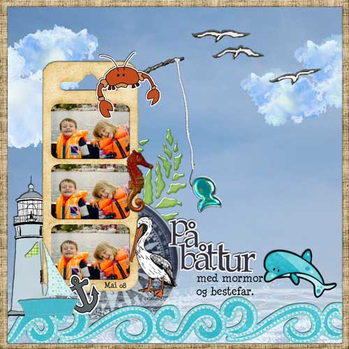 On a boat trip
