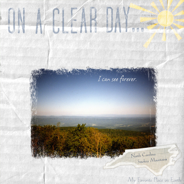 On A Clear Day....