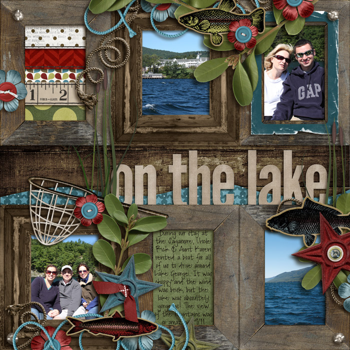 on the lake