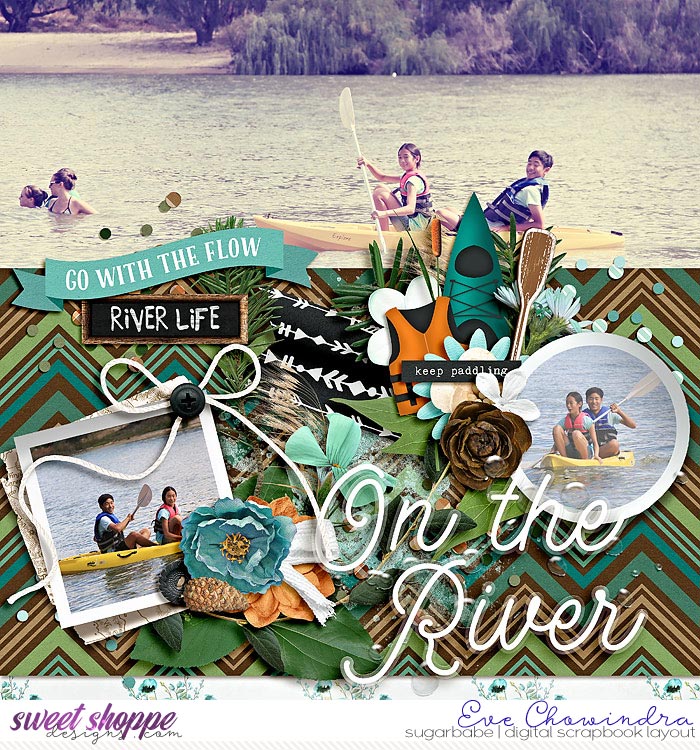 on the river