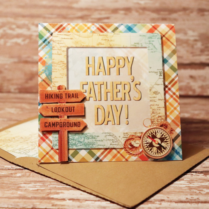 On The Trail Father's Day Card