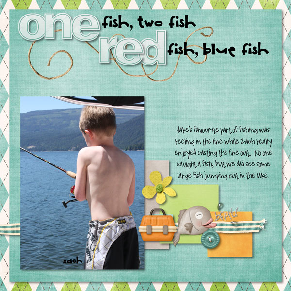 One Fish, Two Fish.  Red Fish, Blue Fish