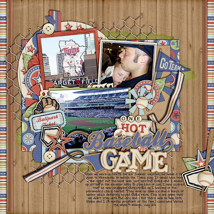 One Hot Baseball Game