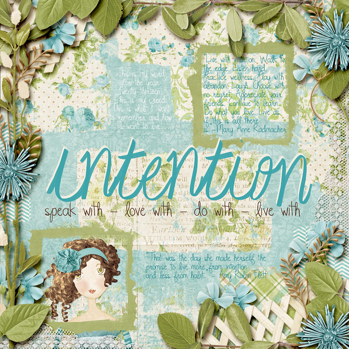 one little word 2013 - intention