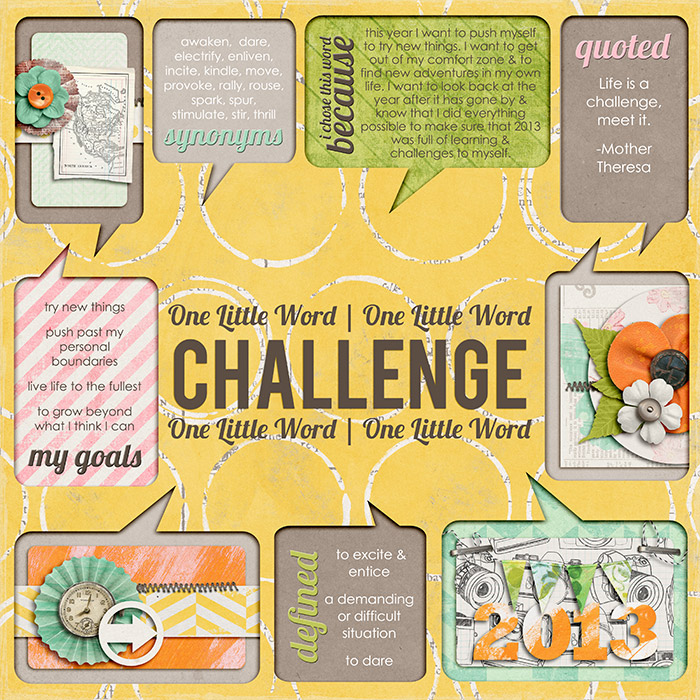 One Little Word: Challenge