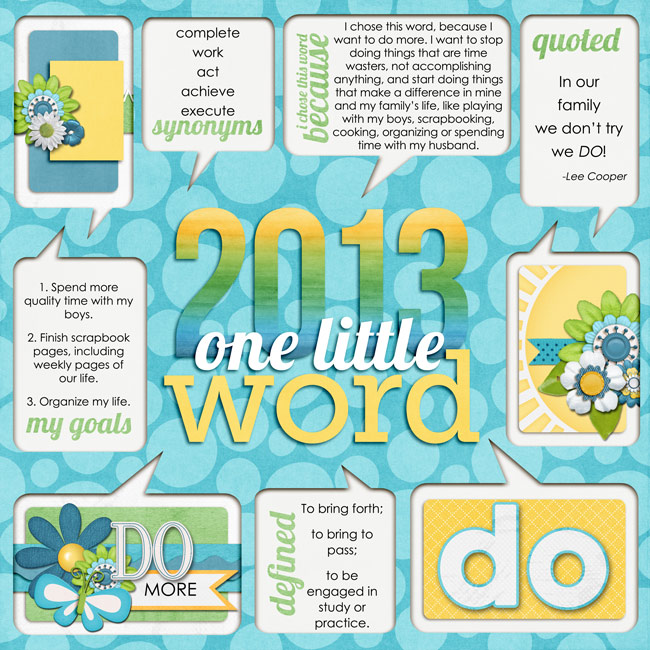 One Little Word- DO