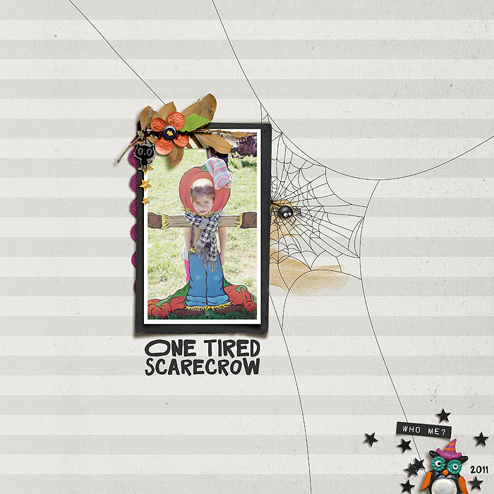 one tired scarecrow