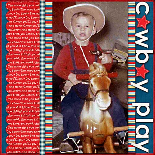 One Word Challenge #8 - Cowboy Play