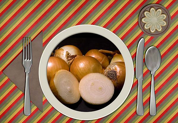 ONIONI! - Vegatables placemat set
