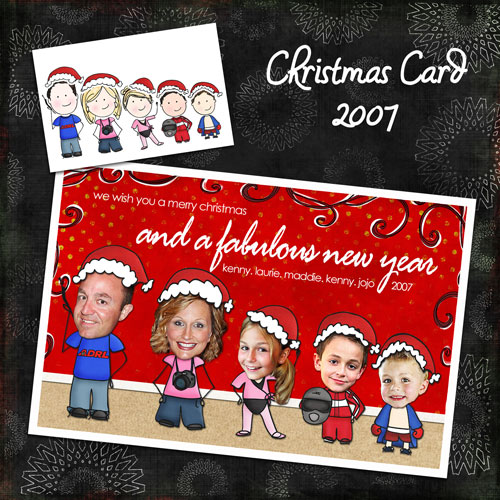 Our Christmas Card Insert