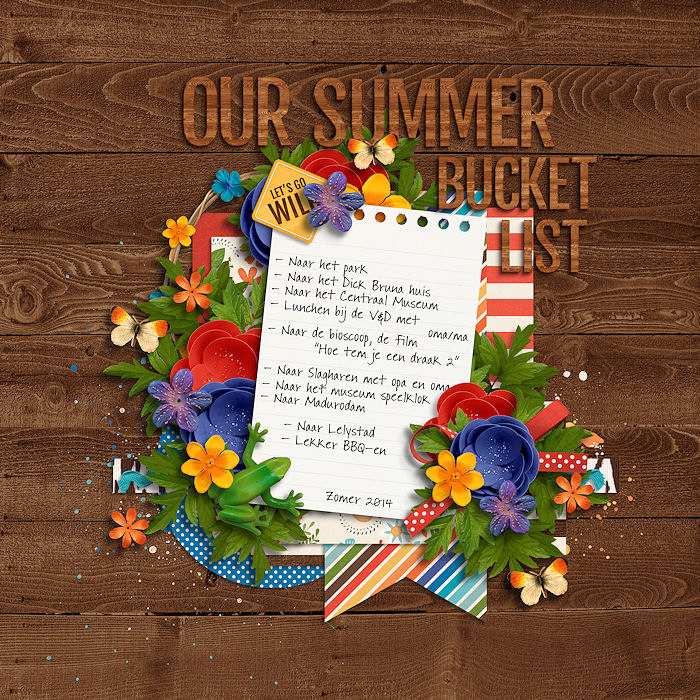 Our summer bucket list