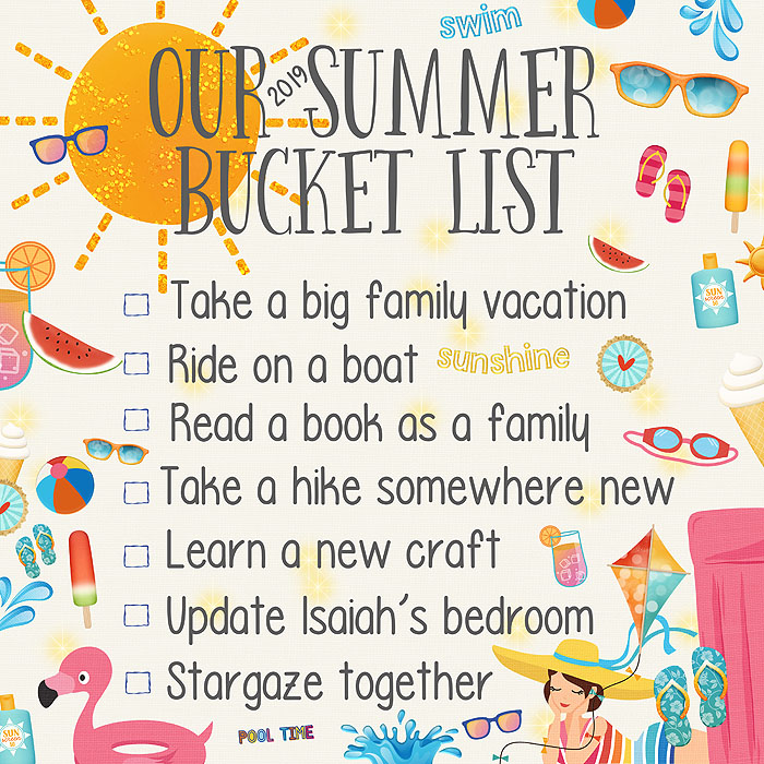 Our Summer Bucket List