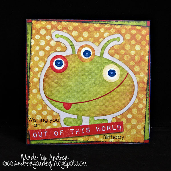 Out of This World (birthday card)