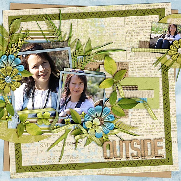 Outside