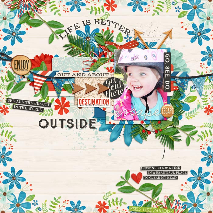 Outside