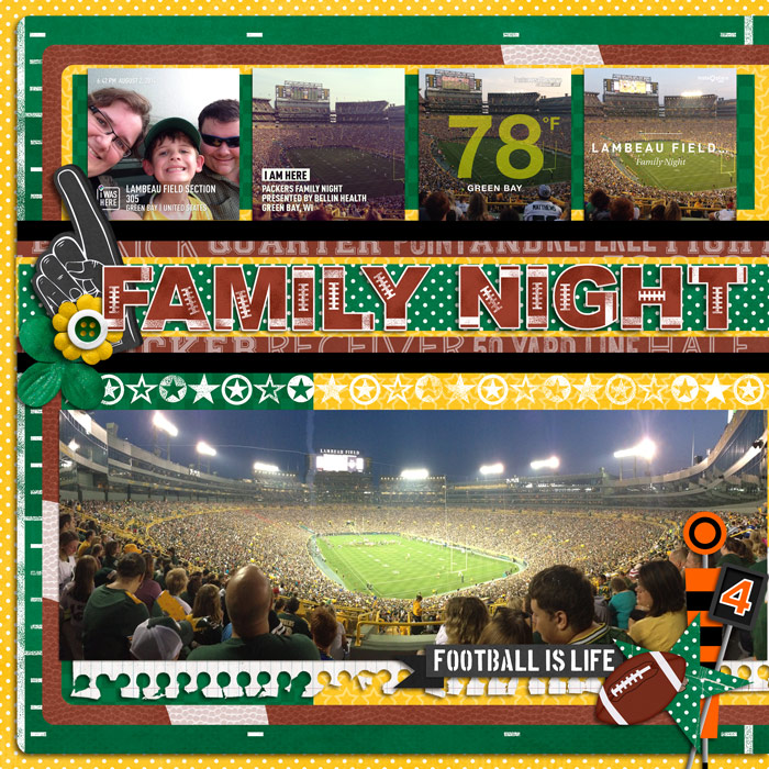 Packer Family Night, left