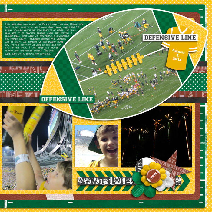 Packer Family Night, right