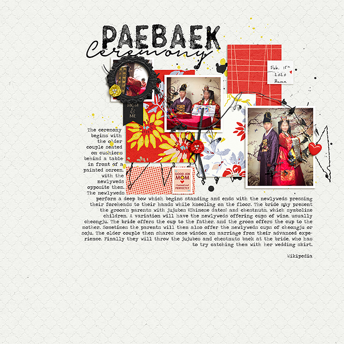 Paebeak - Korean After Wedding Ceremony