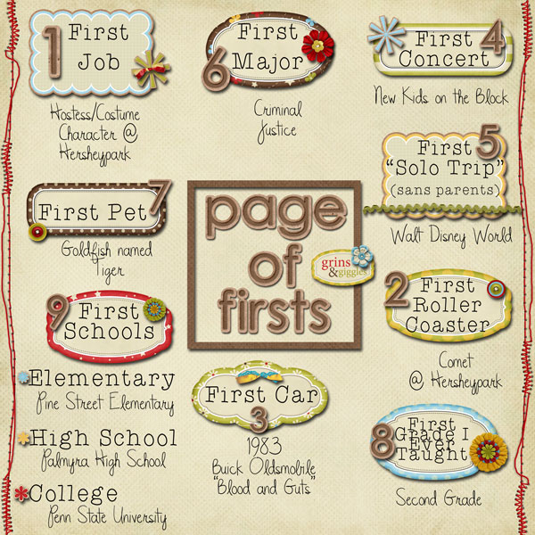 Page of Firsts