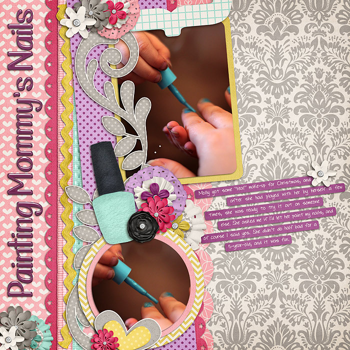 Painting Mommy's Nails