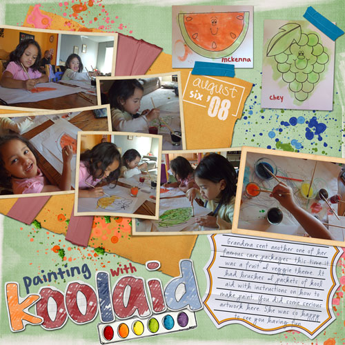 Painting With Kool Aid