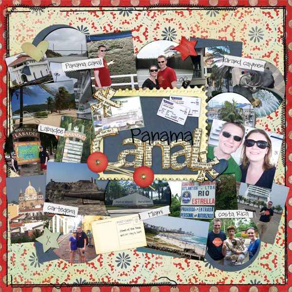 Panama Canal Cruise Collage