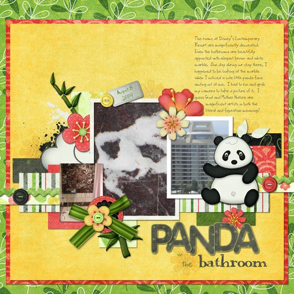 Panda in the Bathroom