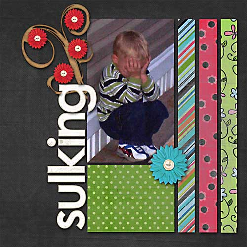 Paper 2 Digi Challenge #19 - Sulking