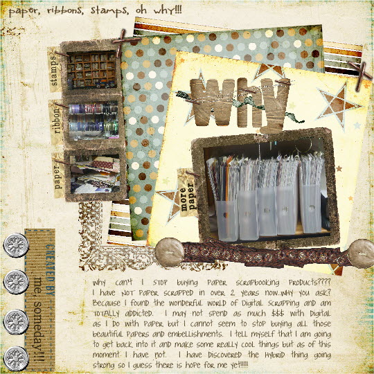 Paper, Ribbon, Stamps, Oh WHY!!!