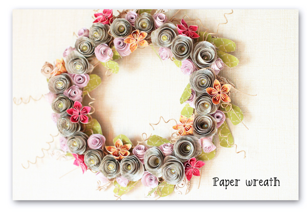 Paper wreath