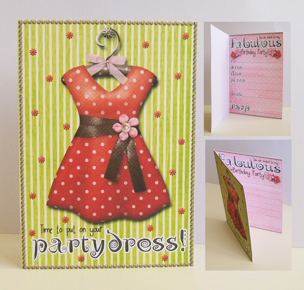 Party dress invite