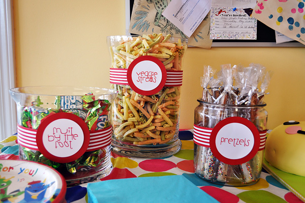 Party Jar Labels