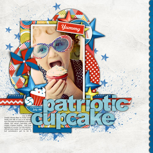 Patriotic Cupcake