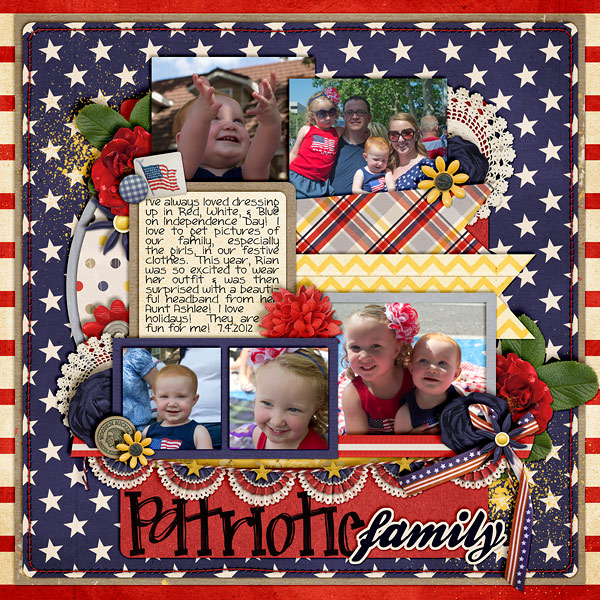 patriotic family