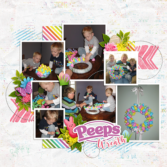 Peeps Wreath